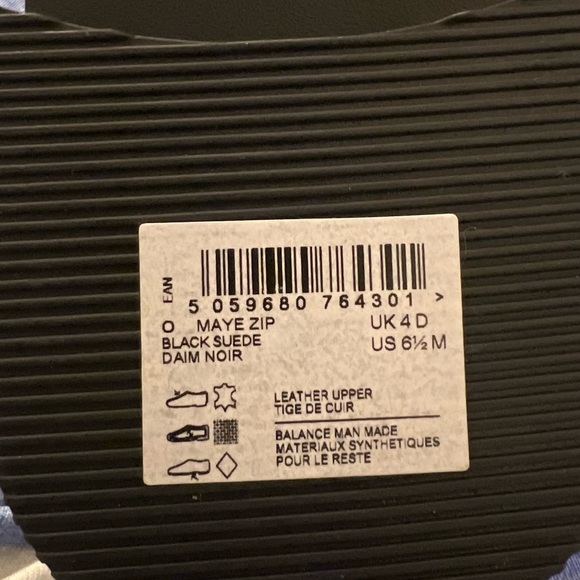 NWT Clarks Women’s Black Suede Boots, sz 6 1/2. - Picture 12 of 13